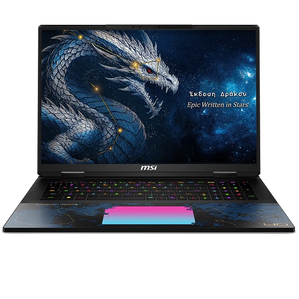 Laptop MSI Titan 18 HX Dragon Edition Draco Epic A2WJ-1245VN (Intel® Core™Ultra 9 290HX Plus/ 96GB DDR5/ 4TB SSD/ 18" UHD+ 240Hz/ NVIDIA® RTX™ 5090 24GB/ Windows 11 Home/ IR FHD/ 4 cell, 99.9 Whr/ Dragon Edition Draco Epic/ 3Y)